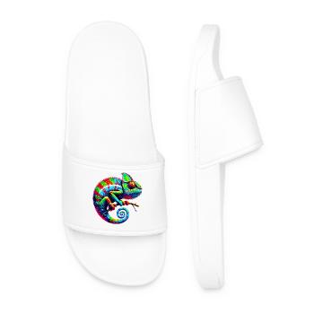 Chameleon - Men’s Pool Sliders - white - Front