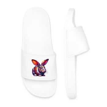Rabbit - Men’s Pool Sliders - white - Front