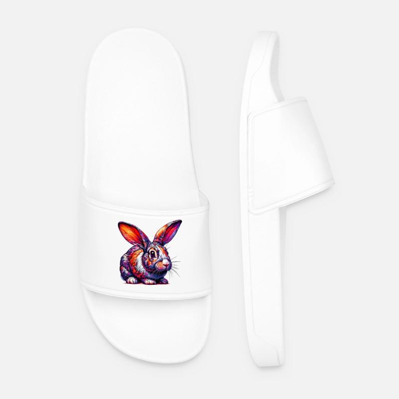 Rabbit - Men’s Pool Sliders - white