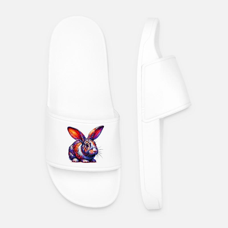 Rabbit - Men’s Pool Sliders - white