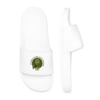 Adeptes de la pré-astronautique - Claquettes Homme - blanc - Devant