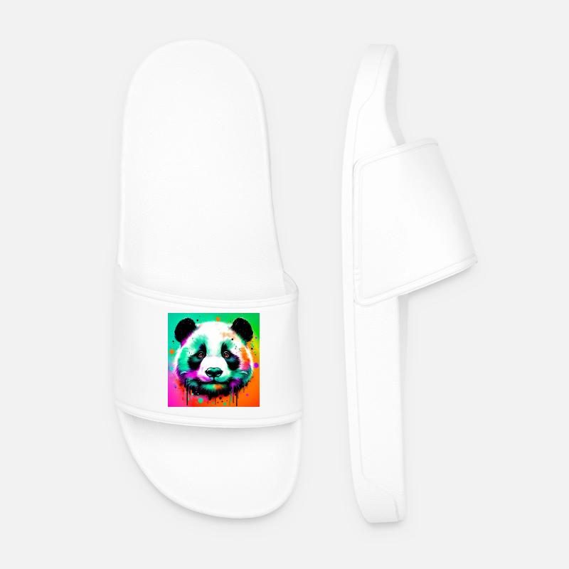 panda - Men’s Pool Sliders - white