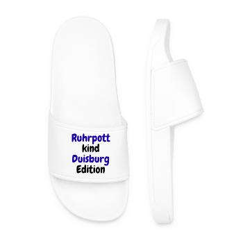 Ruhrpott Kind - Édition Duisbourg - Claquettes Homme - blanc - Devant