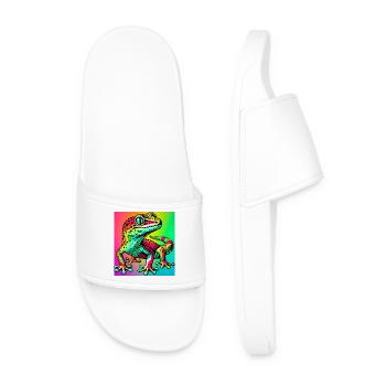 Gecko - Men’s Pool Sliders - white - Front