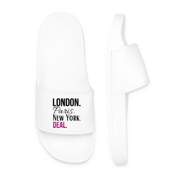 Kopie_von_London - Claquettes Homme - blanc - Devant