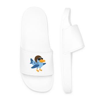 A super bird plane - Men’s Pool Sliders - white - Front