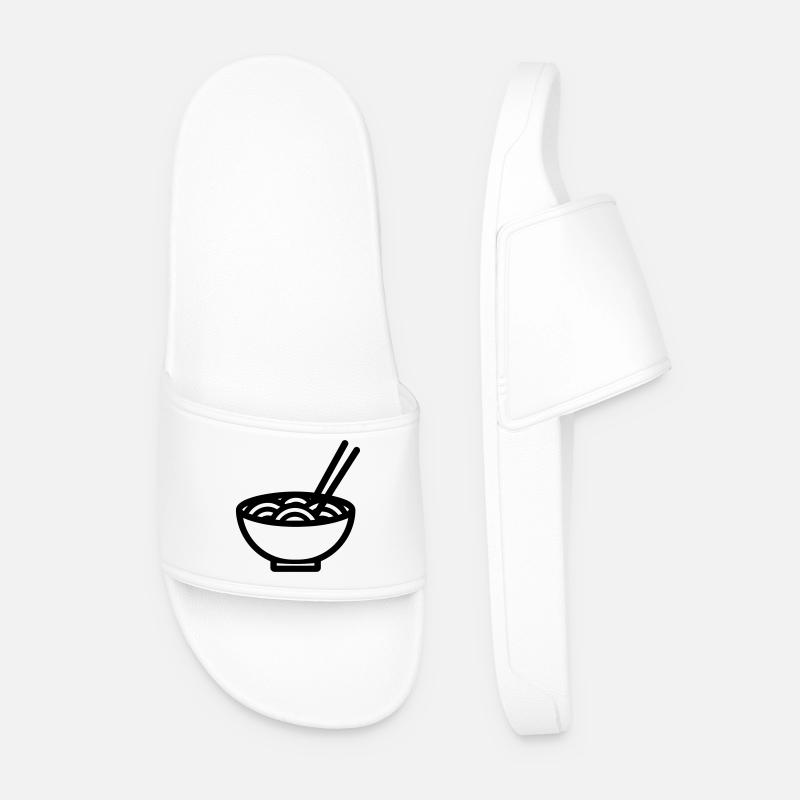 Ramen - Men’s Pool Sliders - white