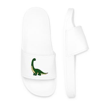 Dino - Men’s Pool Sliders - white - Front