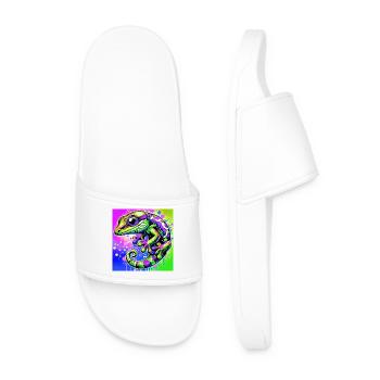 Gecko - Men’s Pool Sliders - white - Front