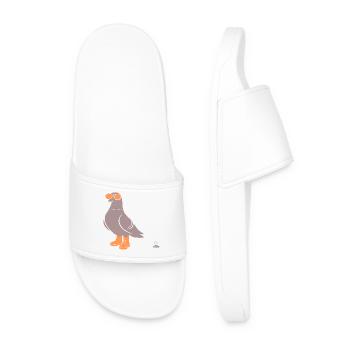 Pigeon Orange - Claquettes Homme - blanc - Devant