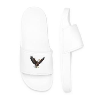 Aigle de Virginie Oiseau de proie Oiseau de proie - Claquettes Homme - blanc - Devant