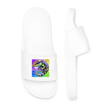 Gecko - Men’s Pool Sliders - white - Front