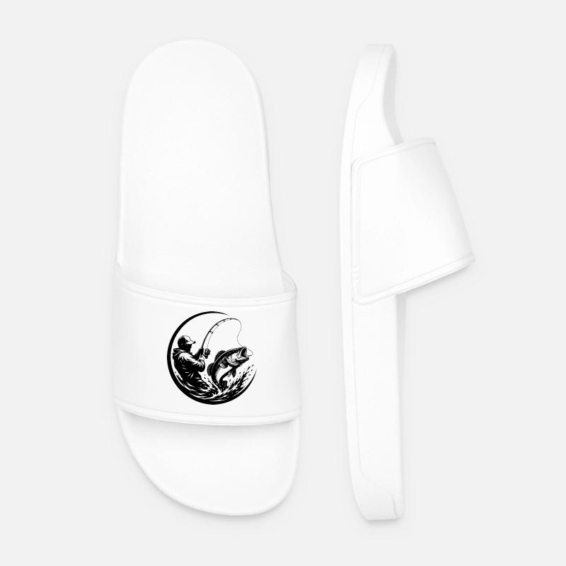 Angler - Men’s Pool Sliders - white