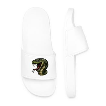 Caricature de Cobra Head - Claquettes Homme - blanc - Devant