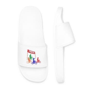 Arrivée Family Cycling - Claquettes Homme - blanc - Devant