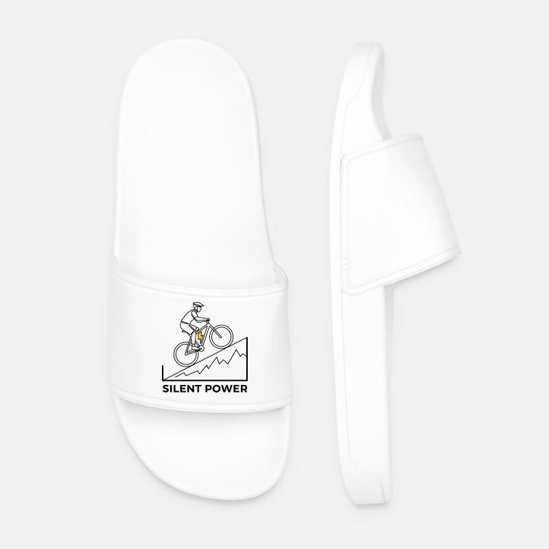 Lightning Uphill Ride - Men’s Pool Sliders - white