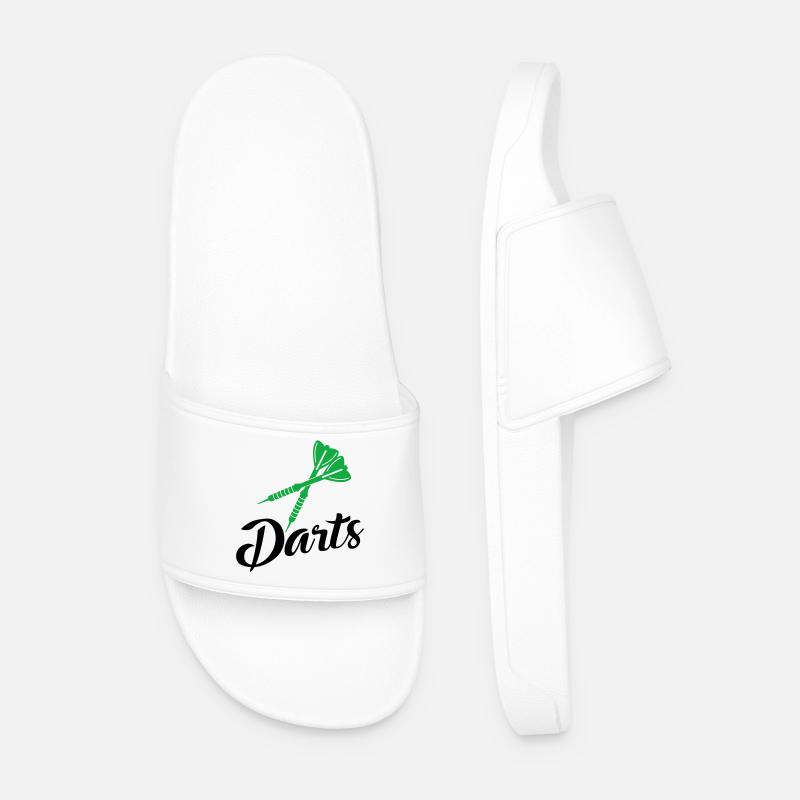 darts - Männer Badelatschen - Weiß