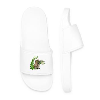 Lièvre siffleur - Claquettes Homme - blanc - Devant