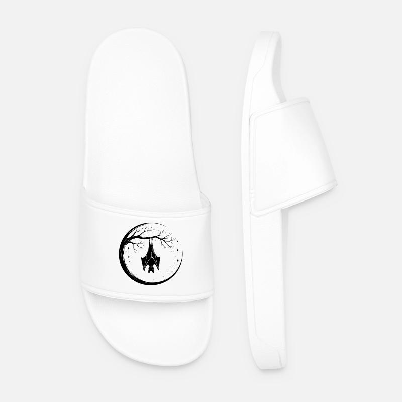 Fledermaus - Männer Badelatschen - Weiß
