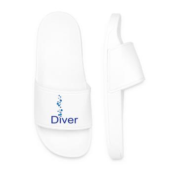 6061912 121511009 diver - Männer Badelatschen - Weiß - Vorne