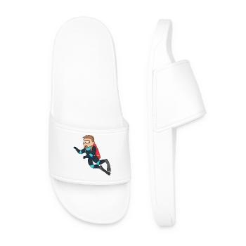 Diving - Men’s Pool Sliders - white - Front