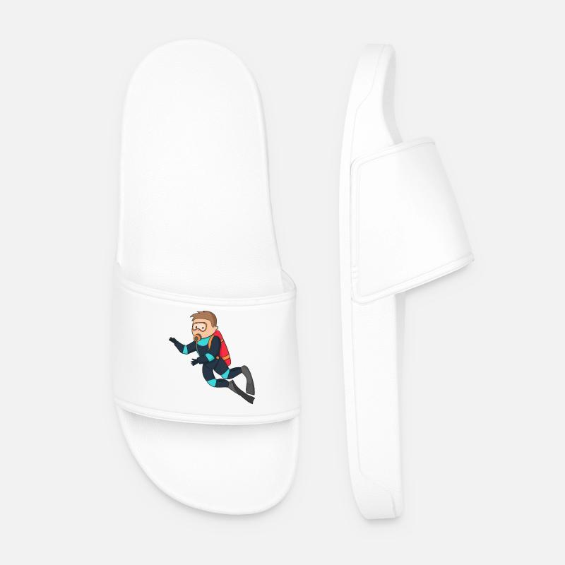 Diving - Men’s Pool Sliders - white