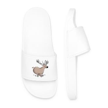 Cerf - cerf - cerf - Claquettes Homme - blanc - Devant