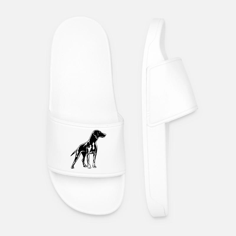 Magyar Vizsla - Men’s Pool Sliders - white