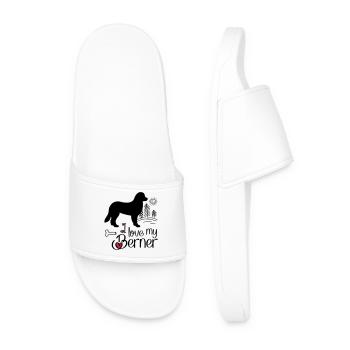 Bernersennehund - Men’s Pool Sliders - white - Front