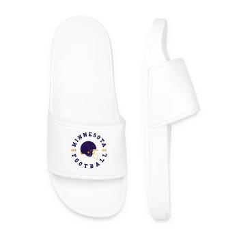 Minnesota Viking American football - Men’s Pool Sliders - white - Front
