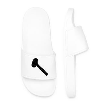 Sledgehammer - Men’s Pool Sliders - white - Front