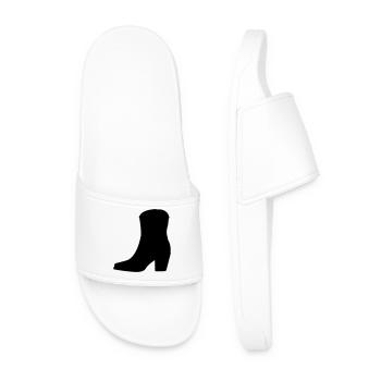 botte western dames - Claquettes Homme - blanc - Devant