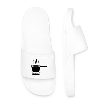 Gas milk pan - Men’s Pool Sliders - white - Front
