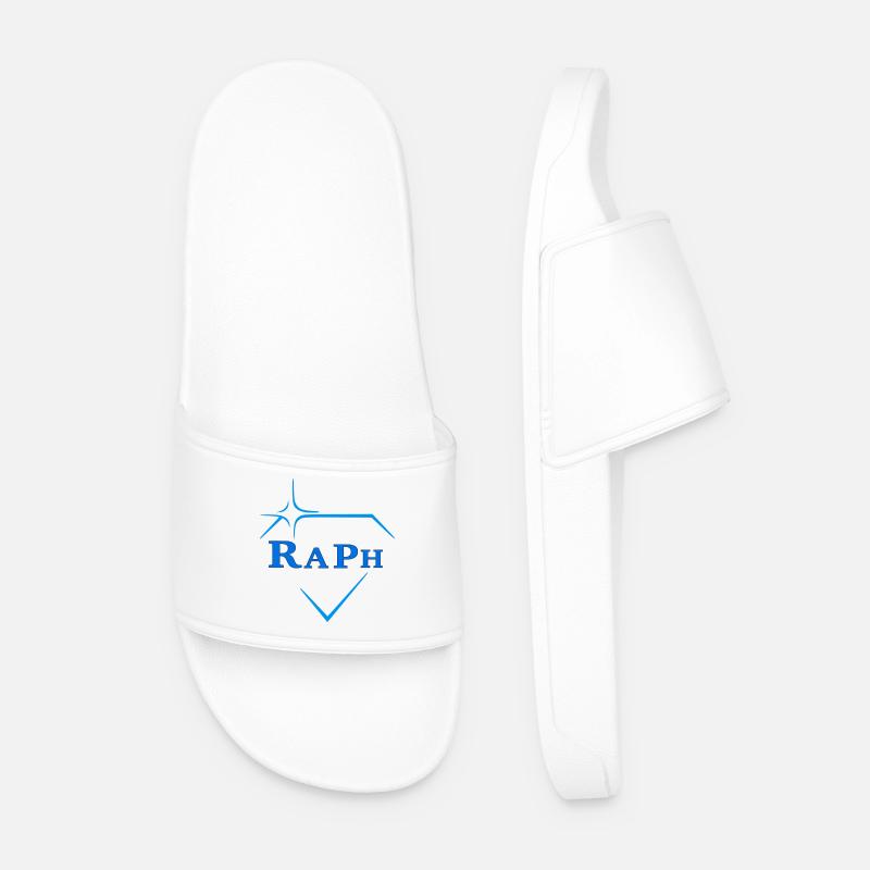 Raph - Männer Badelatschen - Weiß