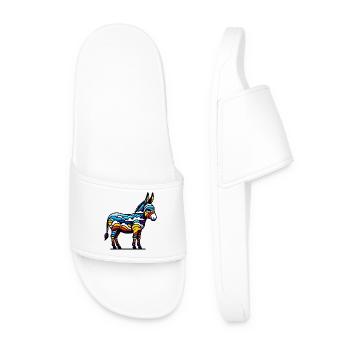 Donkey, Pacifier, Mule - Men’s Pool Sliders - white - Front