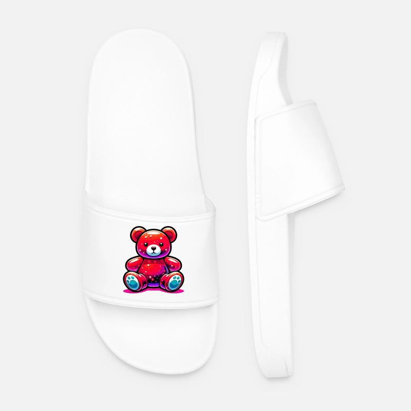 Bear - Men’s Pool Sliders - white
