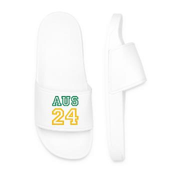 Australia Australien - Men’s Pool Sliders - white - Front