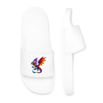 Dragon - Men’s Pool Sliders - white - Front