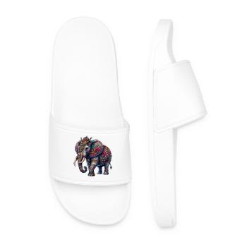 Elephant - Men’s Pool Sliders - white - Front