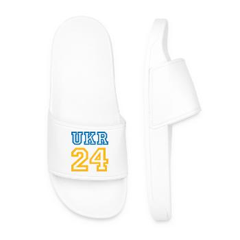 Ukraine Ukraina - Claquettes Homme - blanc - Devant