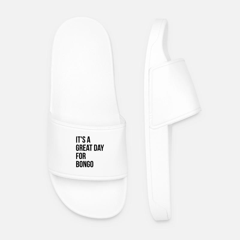 Bongo - Männer Badelatschen - Weiß