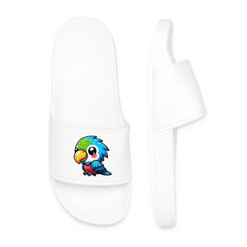 Parrot - Men’s Pool Sliders - white - Front