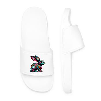 Lapin - Claquettes Homme - blanc - Devant