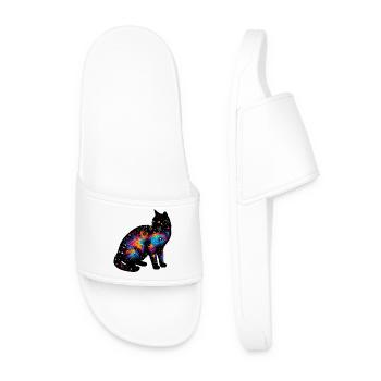 Cat - Men’s Pool Sliders - white - Front