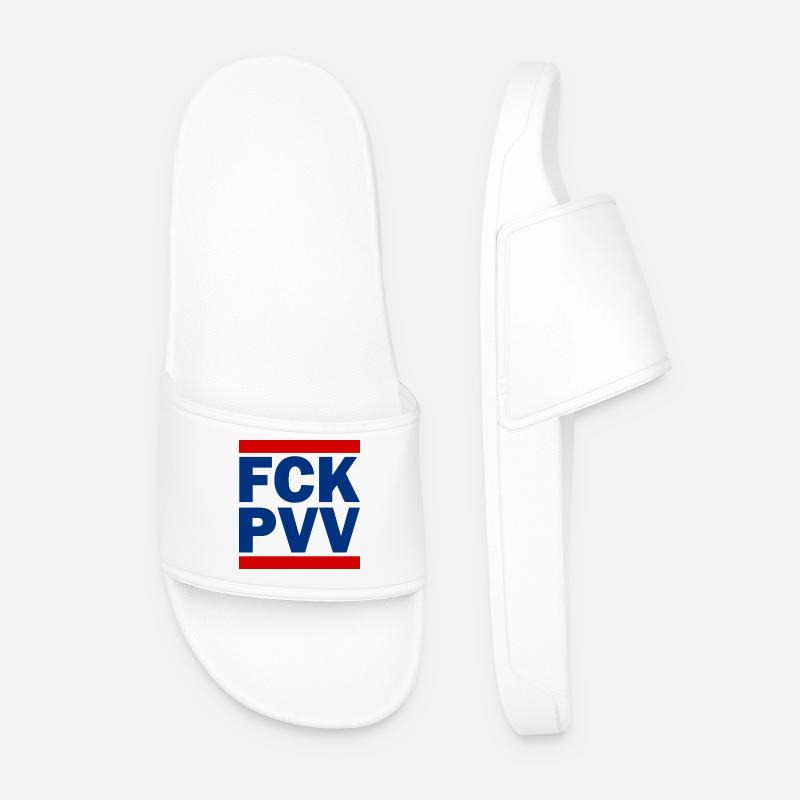 Fck pvv - Männer Badelatschen - Weiß
