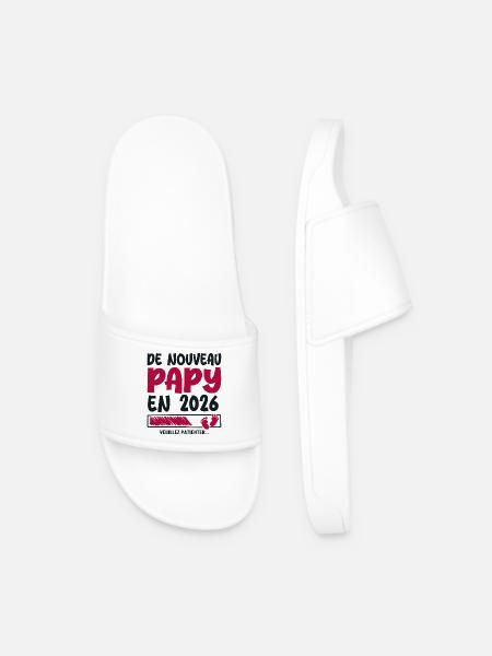 Opa weer in 2026 - Mannen slippers - wit