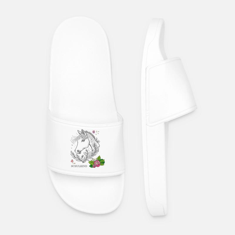 Schulkind - Männer Badelatschen - Weiß