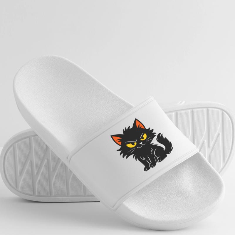 Chaton doux Claquettes Homme