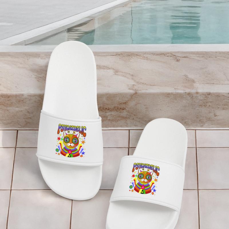 PSYCATDELIC Männer Badelatschen