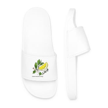 Lemon - Men’s Pool Sliders - white - Front